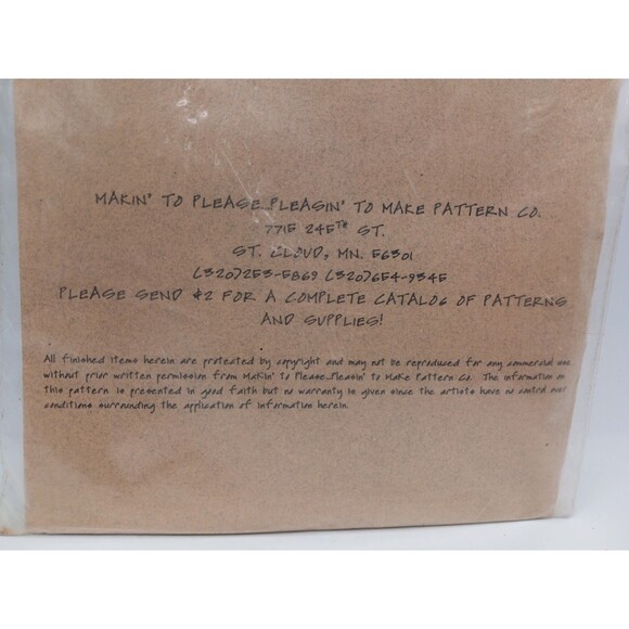 MAKIN' TO PLEASE PLEASIN' TO MAKE Pattern Co #30 BENCHES AND BOXES CRAFT PATTERN - Picture 5 of 5